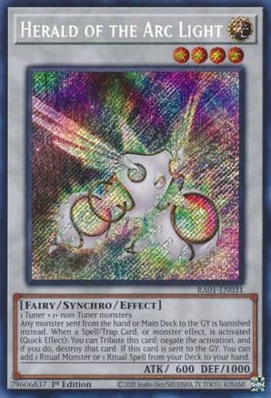 Herald of the Arc Light (Secret Rare) — 25th Anniversary Rarity Collection