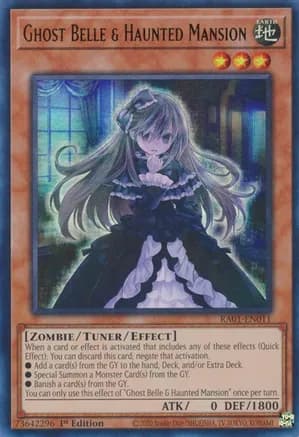 Ghost Belle & Haunted Mansion (UR) — 25th Anniversary Rarity Collection
