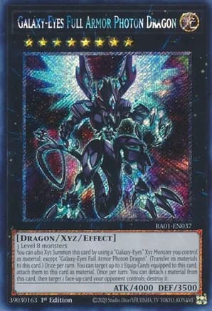 Galaxy-Eyes Full Armor Photon Dragon (Platinum Secret Rare) — 25th Anniversary Rarity Collection