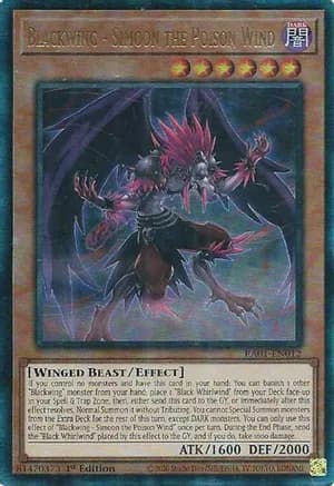 Blackwing - Simoon the Poison Wind (PUR) — 25th Anniversary Rarity Collection