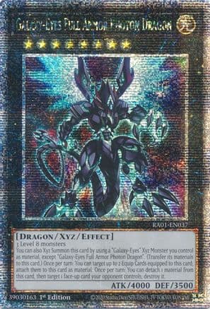 Galaxy-Eyes Full Armor Photon Dragon (Quarter Century Secret Rare) — 25th Anniversary Rarity Collection