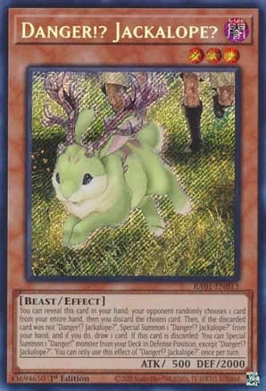Danger!? Jackalope? (Secret Rare) — 25th Anniversary Rarity Collection
