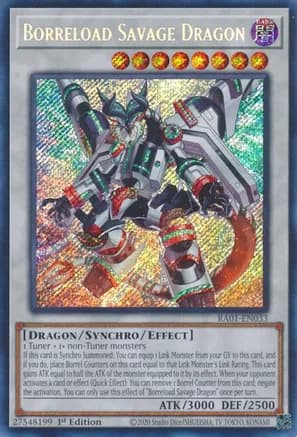 Borreload Savage Dragon (Secret Rare) — 25th Anniversary Rarity Collection