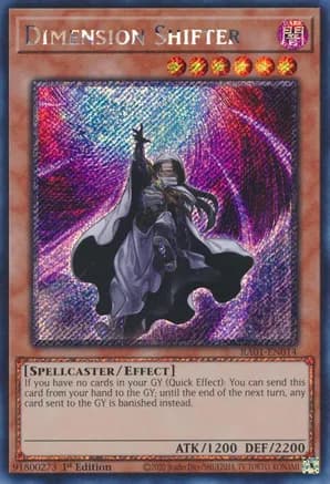 Dimension Shifter (Platinum Secret Rare) — 25th Anniversary Rarity Collection