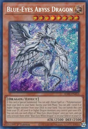 Blue-Eyes Abyss Dragon (Secret Rare) — 25th Anniversary Rarity Collection