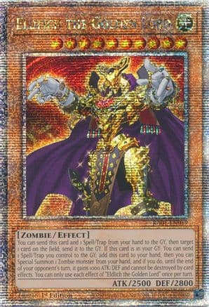 Eldlich the Golden Lord (Quarter Century Secret Rare) — 25th Anniversary Rarity Collection