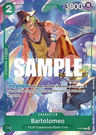 Bartolomeo (CS 2023 Event Pack) — One Piece Promotion Cards