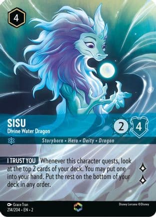 Sisu - Divine Water Dragon (Enchanted) — Rise of the Floodborn