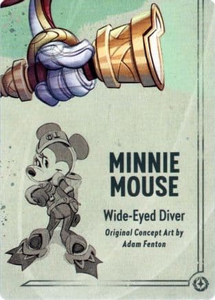 Minnie Mouse - Wide-Eyed Diver Puzzle Insert (Bottom Right) — Rise of the Floodborn