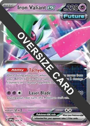 Iron Valiant ex - 068 — Jumbo Cards