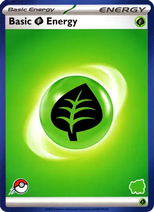 Basic Grass Energy (Blue Border) — My First Battle