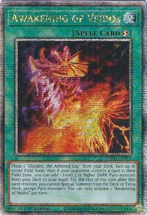 Awakening of Veidos (Quarter Century Secret Rare) — Phantom Nightmare