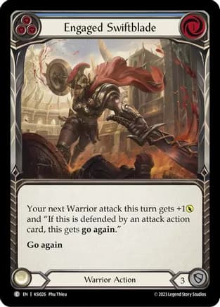 Engaged Swiftblade (Blue) — Blitz Deck: Heavy Hitters - Kassai