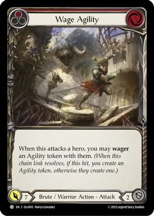 Wage Agility (Red) — Blitz Deck: Heavy Hitters - Olympia
