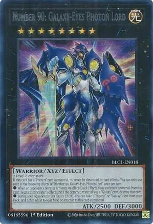 Number 90: Galaxy-Eyes Photon Lord (Silver) — Battles of Legend: Chapter 1