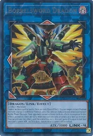 Borrelsword Dragon (Alternate Art) (Silver) — Battles of Legend: Chapter 1