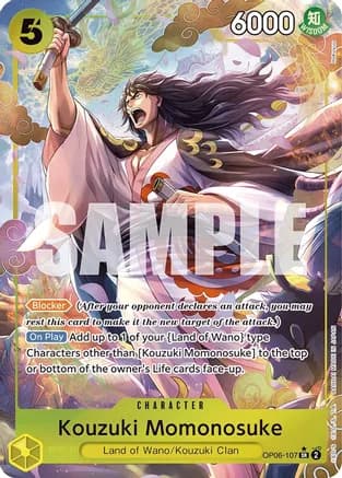 Kouzuki Momonosuke (Alternate Art) — Wings of the Captain
