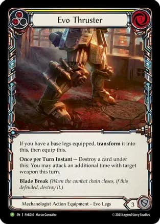 Evo Thruster - FAB210 — Flesh and Blood: Promo Cards