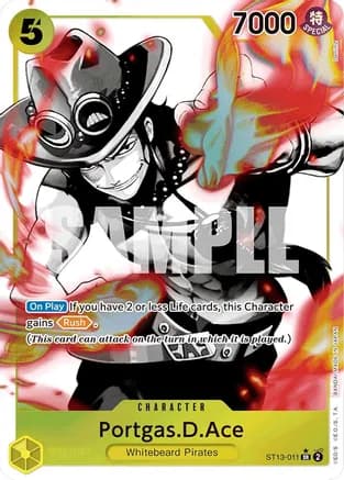 Portgas.D.Ace (011) (Parallel) — Ultra Deck: The Three Brothers