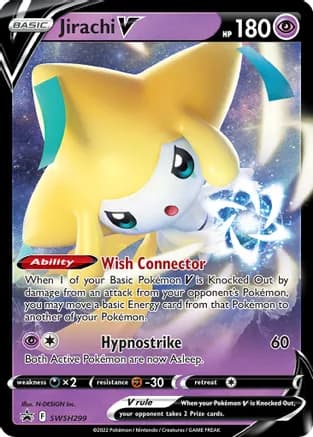 Jirachi V - 299 — SWSH: Sword & Shield Promo Cards