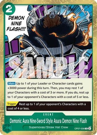 Demonic Aura Nine-Sword Style Asura Demon Nine Flash — 500 Years in the Future