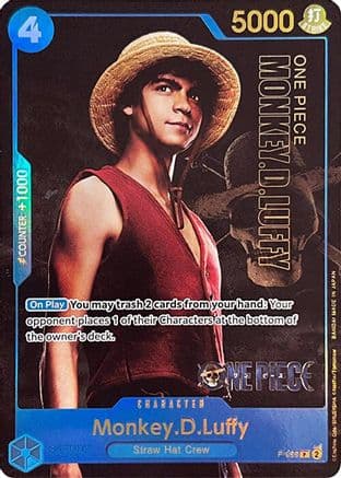 Monkey.D.Luffy (055) (Premium Card Collection -Live Action Edition-) — One Piece Promotion Cards