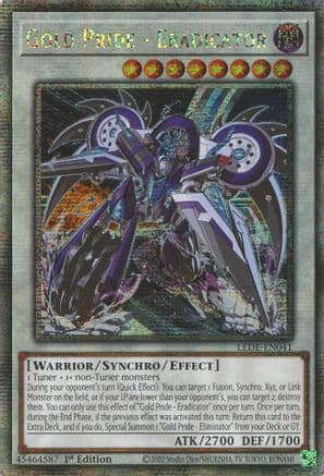 Gold Pride - Eradicator (Quarter Century Secret Rare) — Legacy of Destruction