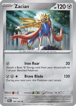 Zacian - 136/182 — Deck Exclusives