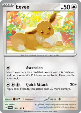 Eevee - 135/167 — SV06: Twilight Masquerade