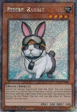 Rescue Rabbit (Platinum Secret Rare) — 25th Anniversary Rarity Collection II