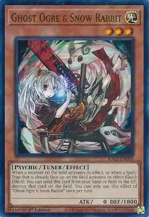 Ghost Ogre & Snow Rabbit (Alternate Art) (UR) — 25th Anniversary Rarity Collection II