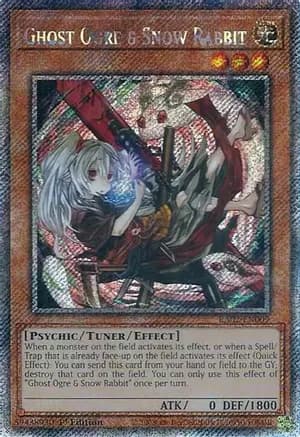 Ghost Ogre & Snow Rabbit (Alternate Art) (Platinum Secret Rare) — 25th Anniversary Rarity Collection II