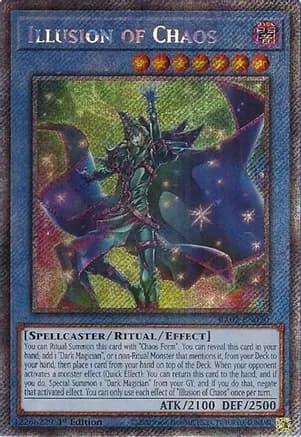 Illusion of Chaos (Platinum Secret Rare) — 25th Anniversary Rarity Collection II