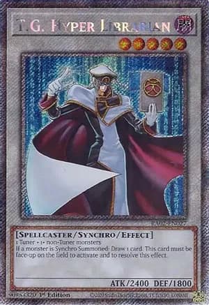 T.G. Hyper Librarian (Platinum Secret Rare) — 25th Anniversary Rarity Collection II