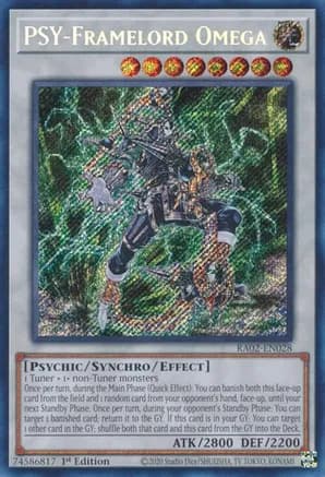 PSY-Framelord Omega (Secret Rare) — 25th Anniversary Rarity Collection II