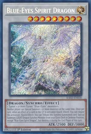 Blue-Eyes Spirit Dragon (Secret Rare) — 25th Anniversary Rarity Collection II