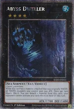 Abyss Dweller (Platinum Secret Rare) — 25th Anniversary Rarity Collection II