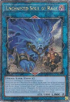 Unchained Soul of Rage (Quarter Century Secret Rare) — 25th Anniversary Rarity Collection II