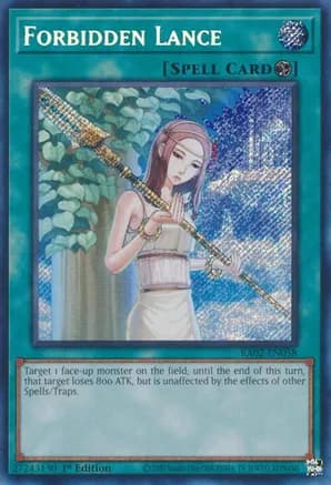 Forbidden Lance (Secret Rare) — 25th Anniversary Rarity Collection II