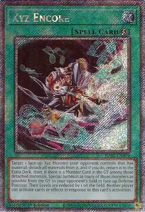 Xyz Encore (Platinum Secret Rare) — 25th Anniversary Rarity Collection II