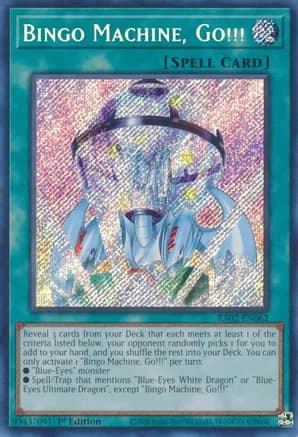 Bingo Machine, Go!!! (Secret Rare) — 25th Anniversary Rarity Collection II