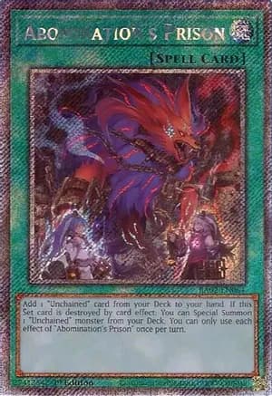 Abomination's Prison (Platinum Secret Rare) — 25th Anniversary Rarity Collection II