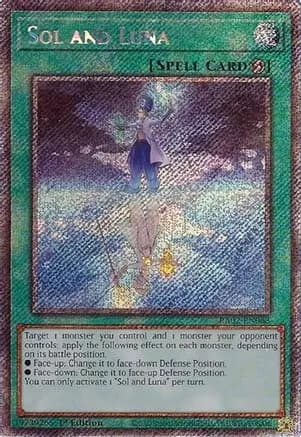 Sol and Luna (Platinum Secret Rare) — 25th Anniversary Rarity Collection II