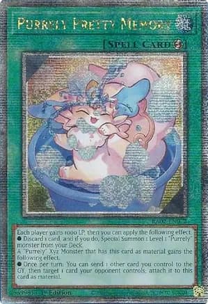 Purrely Pretty Memory (Quarter Century Secret Rare) — 25th Anniversary Rarity Collection II