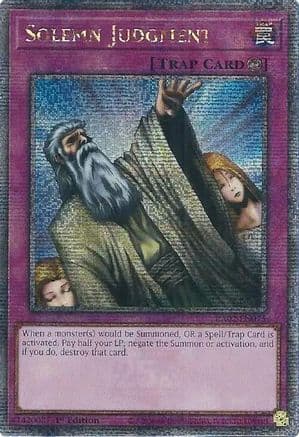 Solemn Judgment (Quarter Century Secret Rare) — 25th Anniversary Rarity Collection II