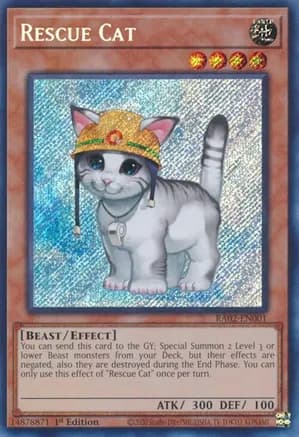Rescue Cat (Secret Rare) — 25th Anniversary Rarity Collection II