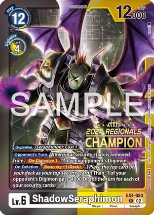 ShadowSeraphimon (2024 Regionals Champion) — Alternative Being Booster
