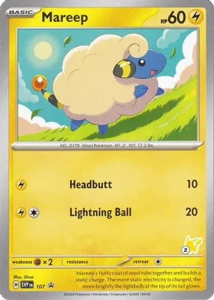 Mareep - Pikachu 2 — Battle Academy 2024