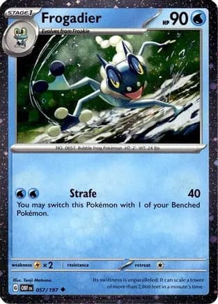 Frogadier - 057/197 (Cosmos Holo) — Miscellaneous Cards & Products