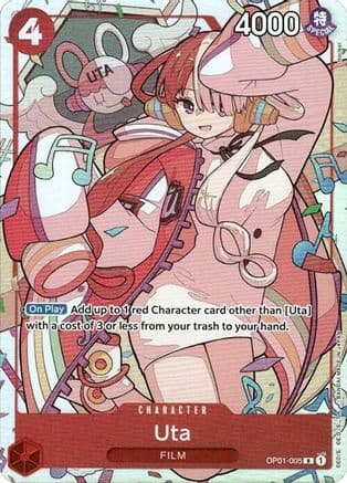Uta - OP01-005 (Premium Card Collection -Uta-) — One Piece Promotion Cards